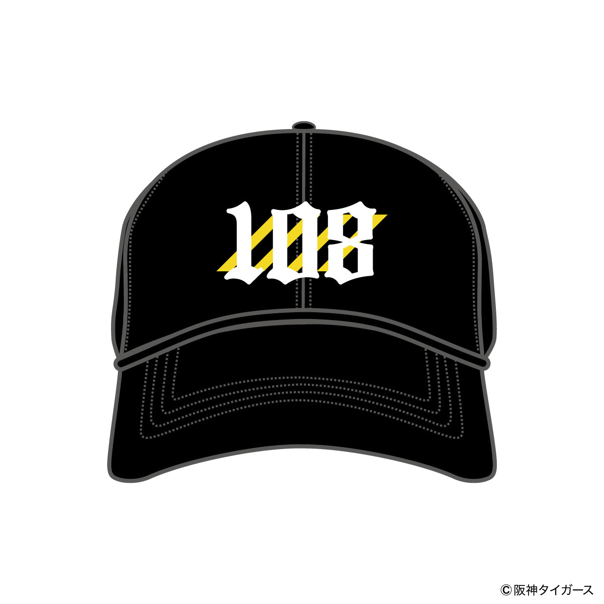 【予約】TIGERS NUMBER CURVE CAP【108】