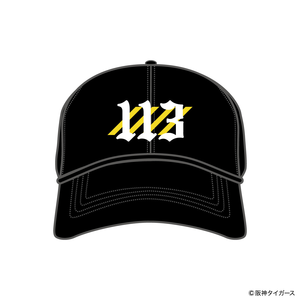 【予約】TIGERS NUMBER CURVE CAP【113】