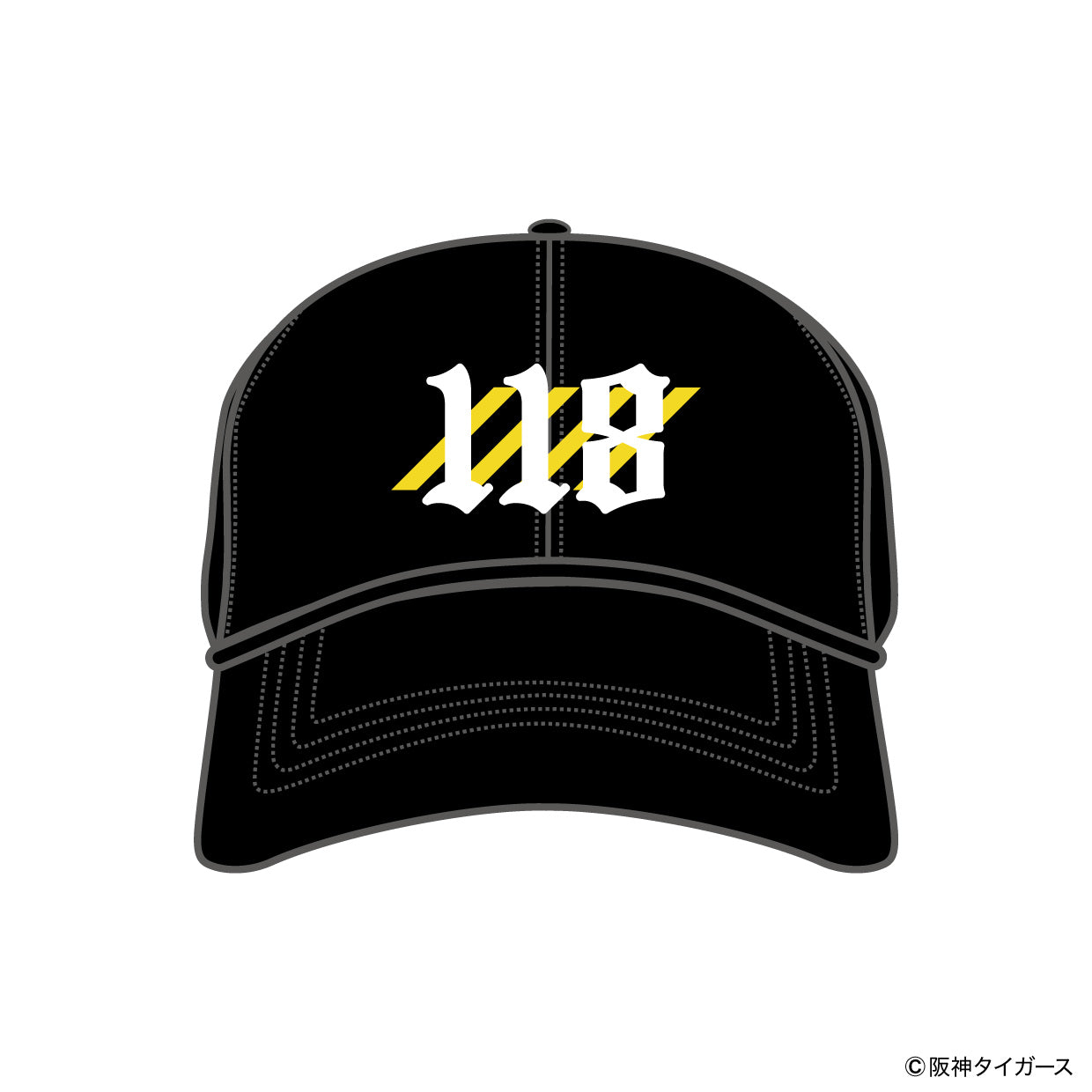 【予約】TIGERS NUMBER CURVE CAP【118】