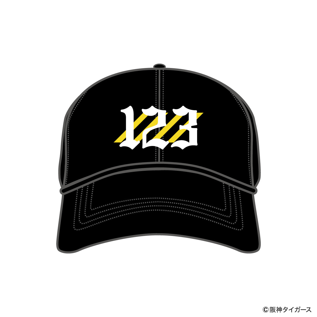 【予約】TIGERS NUMBER CURVE CAP【123】