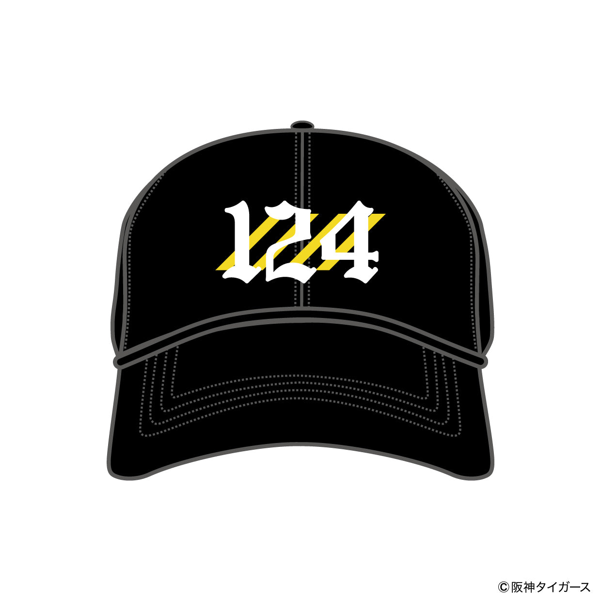 【予約】TIGERS NUMBER CURVE CAP【124】