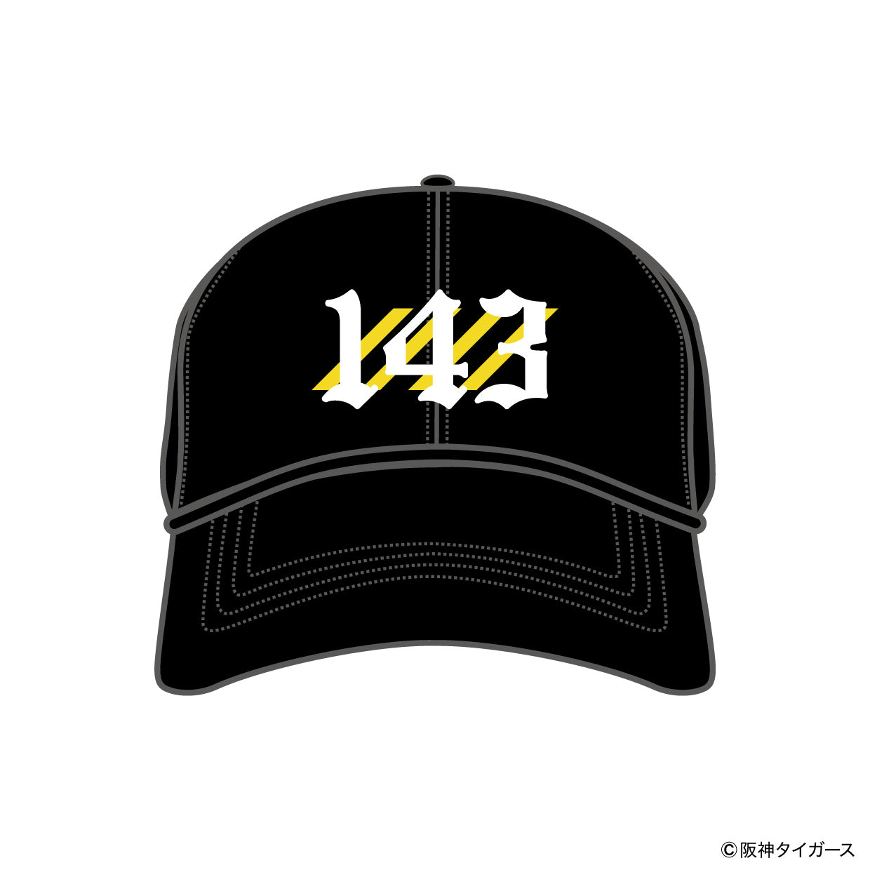 【予約】TIGERS NUMBER CURVE CAP【143】