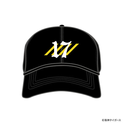 【予約】TIGERS NUMBER CURVE CAP【17】