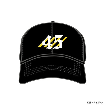 【予約】TIGERS NUMBER CURVE CAP【45】