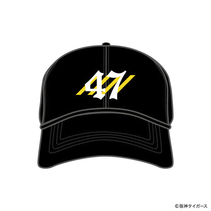 【予約】TIGERS NUMBER CURVE CAP【47】