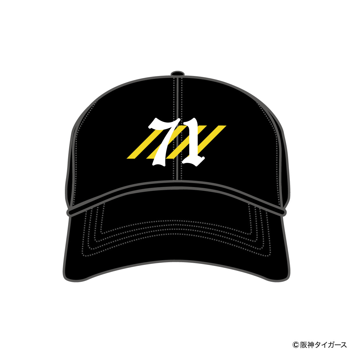 【予約】TIGERS NUMBER CURVE CAP【71】