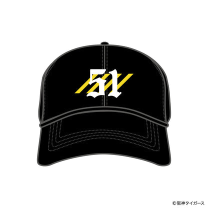 【予約】TIGERS NUMBER CURVE CAP【51】