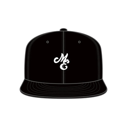 collaboration logo CAP  ユースサイズ　black えんどれす×MIW