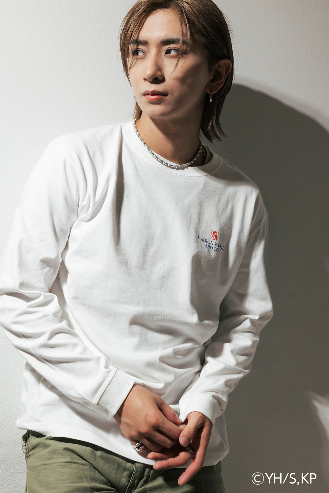 Shin Art Back print LS Tee