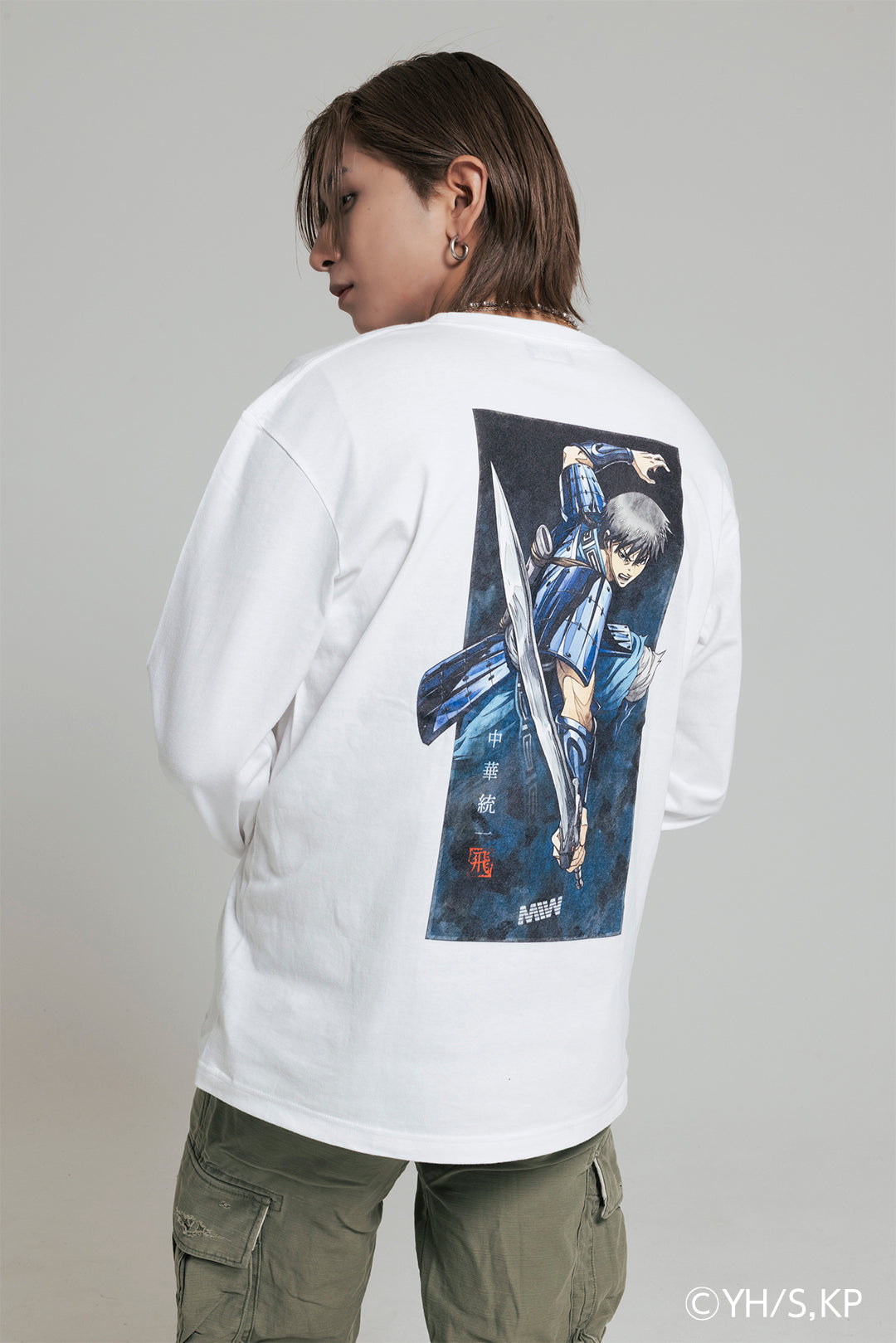 Shin Art Back print LS Tee