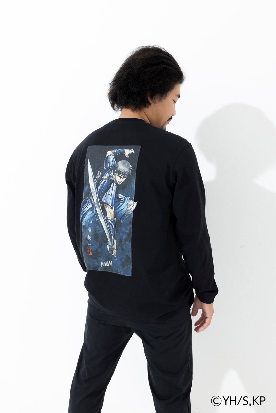 Shin Art Back print LS Tee