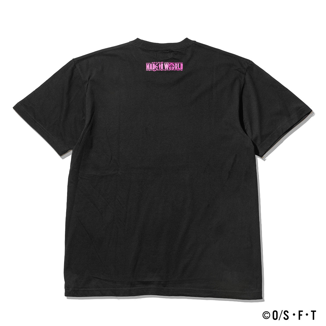 VEGAPUNK & KUMA TSHIRT CRYSTAL BOY DESIGN black ONE PIECE × MIW Collaboration