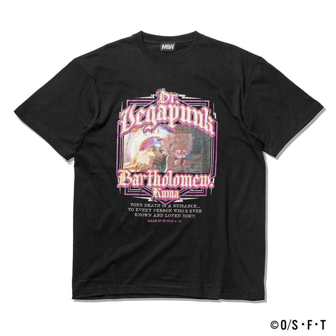 VEGAPUNK & KUMA TSHIRT CRYSTAL BOY DESIGN black ONE PIECE × MIW Collaboration