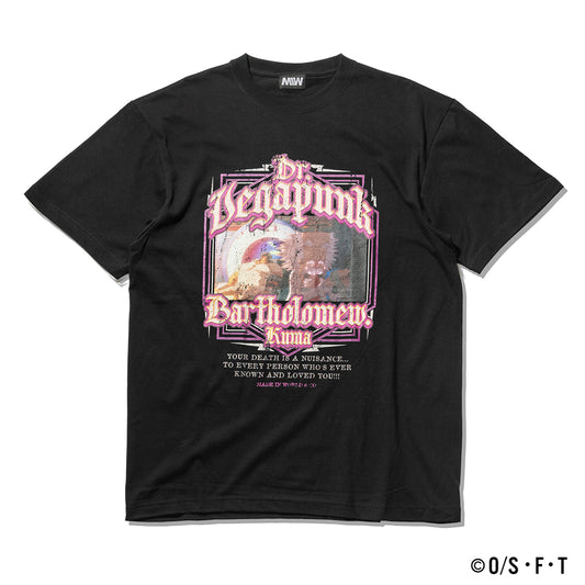 VEGAPUNK & KUMA TSHIRT CRYSTAL BOY DESIGN black ONE PIECE × MIW Collaboration