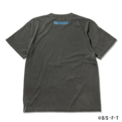 KUMA & BONNEY T-SHIRT ink black ONE PIECE × MIW Collaboration