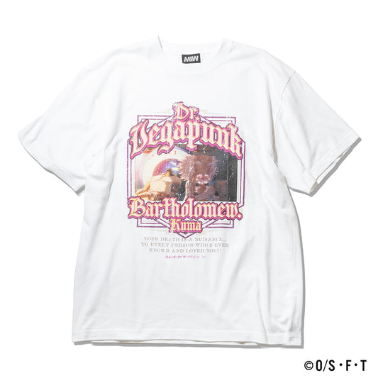 VEGAPUNK & KUMA TSHIRT CRYSTAL BOY DESIGN white ONE PIECE × MIW Collaboration