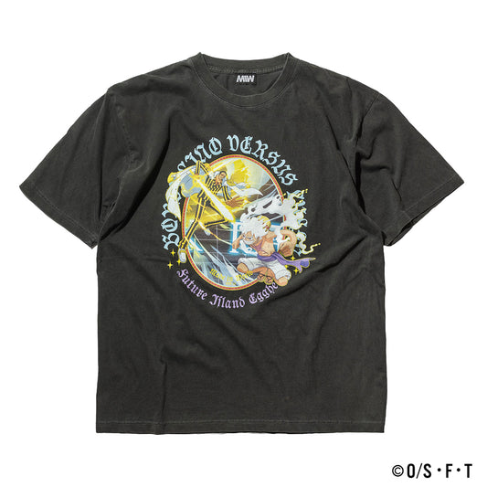 【一部即納】BORSALINO VS LUFFY TSHIRT ink black ONE PIECE × MIW Collaboration