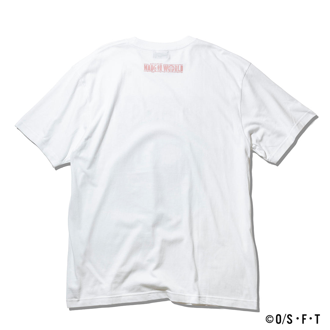 ONWARD TO ELBAPH TSHIRTwhite ONE PIECE × MIW Collaboration