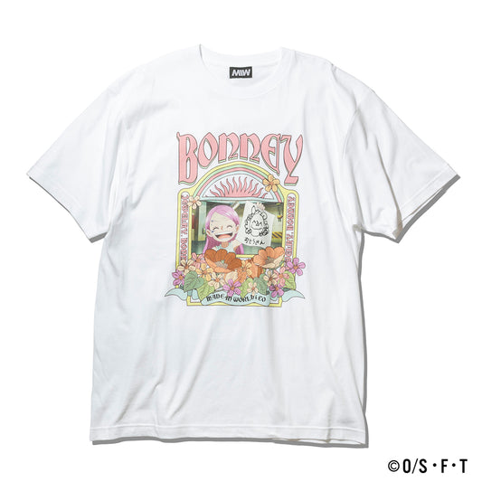 【一部即納】JEWELRY. BONNEY TSHIRT white ONE PIECE × MIW Collaboration