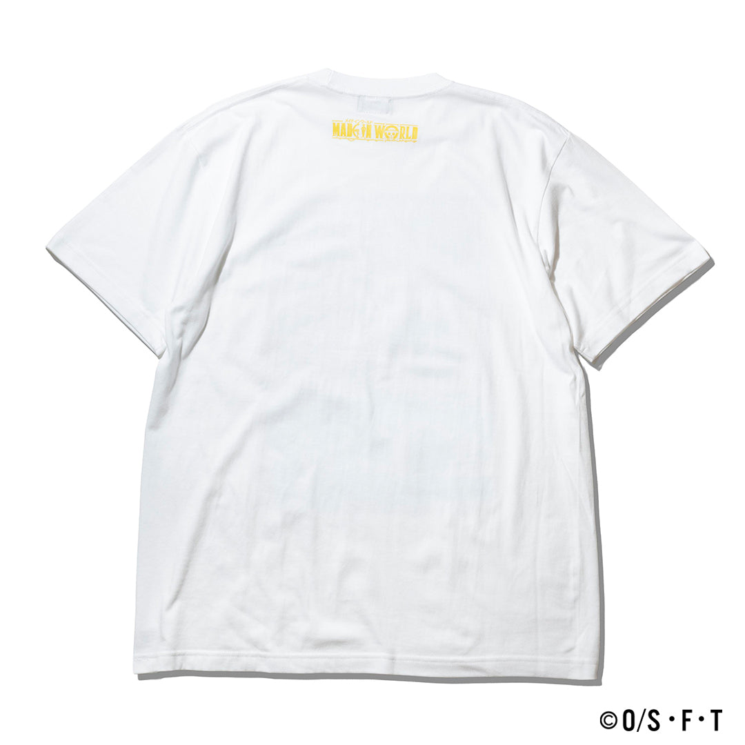 ELBAPH TSHIRT white ONE PIECE × MIW Collaboration