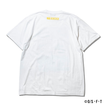 ELBAPH TSHIRT white ONE PIECE × MIW Collaboration