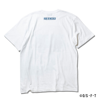 KUMA & BONNEY TSHIRT white ONE PIECE × MIW Collaboration