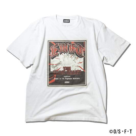 【一部即納】EMET THE IRON GIANT TSHIRT white ONE PIECE × MIW Collaboration